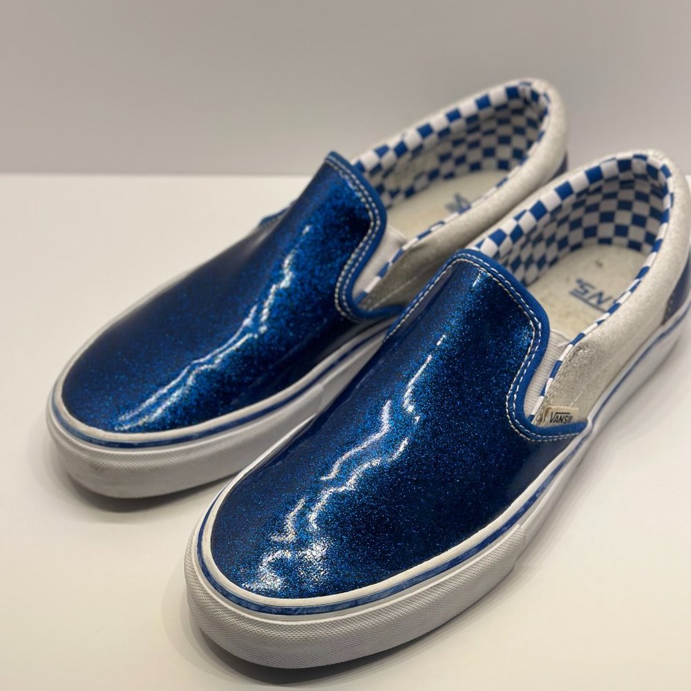 Vans sparkle slip on shoes size 10M